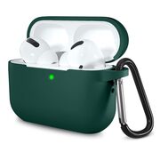 Husa Apple AirPods Pro 1 / 2 Techsuit Silicone Case, verde inchis