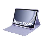 Husa cu tastatura iluminata pentru Samsung Galaxy Tab A9+ Plus 11 inch, mov