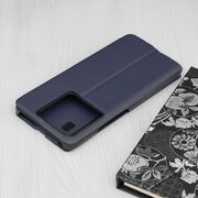 Husa Xiaomi 13T Eco Leather View flip tip carte, albastru