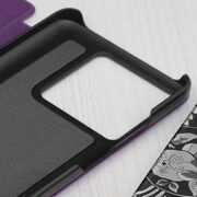 Husa Xiaomi 13T Eco Leather View flip tip carte, mov
