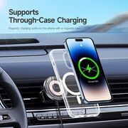 Suport auto wireless charging pentru telefon Duzzona V2, 15W