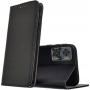 Husa Motorola Moto E22, E22i Wallet tip carte, negru