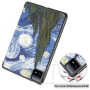 Husa Xiaomi Redmi Pad SE 11 inch, Aiyando UltraSlim de tip stand functie sleep/wake-up - starry night