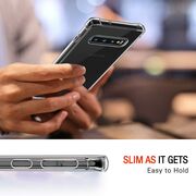 Husa pentru Samsung Galaxy S10 Anti-Shock 1.5mm, reinforced 4 corners, transparent