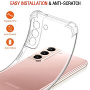 Husa Samsung Galaxy S22 5G Techsuit Shockproof Clear Silicone, transparenta