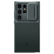 Husa Samsung Galaxy S24 Ultra Spigen Optik Armor, abyss green