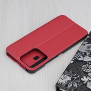 Husa Xiaomi Redmi 13C 4G Eco Leather View flip tip carte, rosu