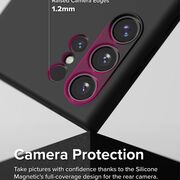 Husa Samsung Galaxy S24 Ultra Ringke Silicone Magnetic, lavender