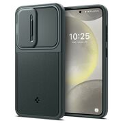 Husa Samsung Galaxy S24 Spigen Optik Armor, verde