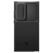 Husa Samsung Galaxy S24 Ultra Spigen Optik Armor, negru