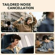 Casti Wireless Over-Ear Anker Soundcore Life Tune, Hybrid Active Noise Cancelling, Deep Bass, MultiPoint, Negru