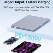 Cablu de date Fast Charging Type-C 100W, 1m Baseus P10365200211-03