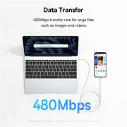 Cablu de date Fast Charging Type-C 100W, 2m Baseus P10365200211-04