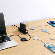 Cablu de date Super Fast Charging PD100W USB Tip-C la USB Tip-C Baseus Free2Draw Mini