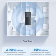 Adaptor Wi-Fi Baseus, USB 650Mbps, B01317600111-04