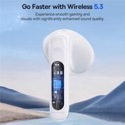 Casti Wireless Baseus Earbuds Bowie E13, TWS, Bluetooth 5.3 - Alb