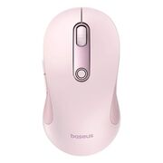 Mouse wireless Bluetooth pentru laptop Baseus F02, 2.4G, roz