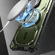 [Pachet 360°] Husa cu folie integrata Samsung Galaxy S24 Ultra I-Blason Armorbox MagSafe, guldan