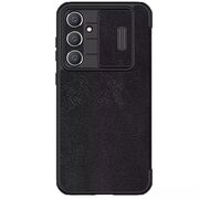 Husa Samsung Galaxy S23 FE Nillkin QIN Pro Leather Case tip carte, negru