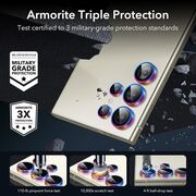 Folie sticla camera Samsung Galaxy S24 Ultra ESR Lens Protector, multicolor