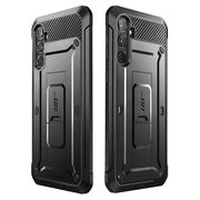 Pachet 360: Husa cu folie integrata Samsung Galaxy S23 FE Supcase Unicorn Beetle Pro, negru