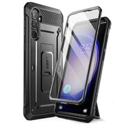 Pachet 360: Husa cu folie integrata Samsung Galaxy S23 FE Supcase Unicorn Beetle Pro, negru