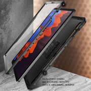 Pachet 360: Husa cu folie integrata Samsung Galaxy Tab S9 FE Supcase Unicorn Beetle Pro, negru