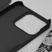 Husa Honor X8b Eco Leather View flip tip carte, negru