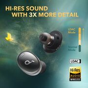 Casti wireless Anker Soundcore Liberty 3 Pro, Noise Cancelling, True Wireless, Hi-Res - grey