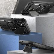[Pachet 360°] Husa cu folie integrata Samsung Galaxy S24 I-Blason Armorbox MagSafe, negru