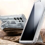 Pachet 360: Husa cu folie integrata Samsung Galaxy S24 Ultra Supcase Unicorn Beetle Pro, transparenta