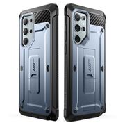 Pachet 360: Husa cu folie integrata Samsung Galaxy S24 Ultra Supcase Unicorn Beetle Pro KickStand, tilt