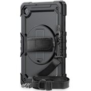 Pachet 360: Folie integrata + Husa Shockproof Armor pentru Lenovo Tab M10 FHD Plus 10.3 inch TB-X606X/F negru