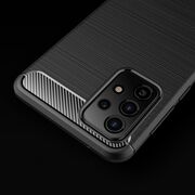 Husa Tech-Protect TPU Carbon pentru Samsung Galaxy A52 4G/5G, A52s negru