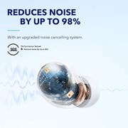 Casti True wireless Anker Soundcore Space A40, AANC, Hi-Res, Incarcare Wireless, alb