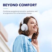 Casti Wireless Over-Ear Anker Soundcore Space Q45, Adaptive Active Noise Cancelling, LDCA Hi-Res, Bluetooth 5.3, Alb