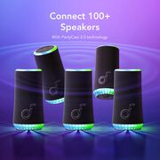 Boxa portabila wireless Anker SoundCore Glow, 30W, Autonomie 18H, Sunet 360°, IP67, Negru