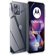 Pachet 360: Folie din sticla + Husa pentru Motorola Moto G54, G54 Power Edition Anti-Shock 1.5mm, Reinforced 4 corners, transparent