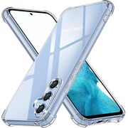 Pachet 360: Folie din sticla + Husa pentru Samsung Galaxy A35 5G Anti-Shock 1.5mm, reinforced 4 corners, transparent