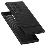 Husa Samsung Galaxy S24 Ultra Spigen Caseology Parallax, negru