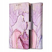 Husa pentru Samsung Galaxy A55 Wallet tip carte, marble