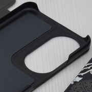Husa Honor X7b Eco Leather View flip tip carte, negru