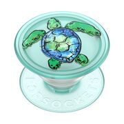 Popsockets original, suport cu functii multiple, PlantCore Translucent Tortuga