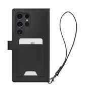 Husa Samsung Galaxy S24 Ultra Spigen Wallet S Plus tip carte, negru