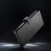 Husa Samsung Galaxy S24 Ultra Spigen Wallet S Plus tip carte, negru