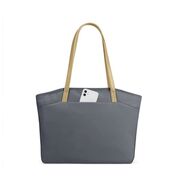 Geanta laptop tote bag (t23l1b1) - water-resistant, large capacity, 16″ - grayish blue