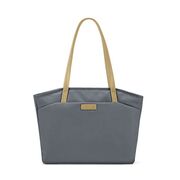 Geanta laptop tote bag (t23l1b1) - water-resistant, large capacity, 16″ - grayish blue