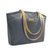 Geanta laptop tote bag (t23l1b1) - water-resistant, large capacity, 16″ - grayish blue