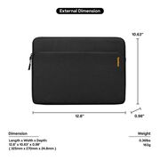 Geanta Laptop / tableta Tomtoc - tablet sleeve (b18b1p1) - shock-absorbing padding, 12.9” - roz