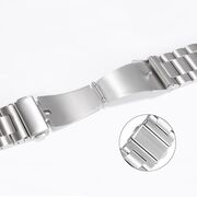 Curea Techsuit - Watchband (W036) - Apple Watch 1/2/3/4/5/6/7/8/9/SE/SE 2 (38/40/41mm) - Silver
